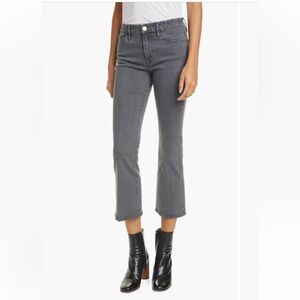 FRAME Le Crop High Waist Mini Bootcut Pants, 28